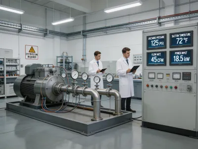 Gardner Denver R&D testing laboratory